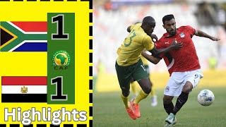 Bafana Bafana vs Egypt ‣ ALL GOALS amp HIGHLIGHTS Chan [upl. by Milzie296]