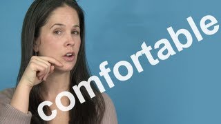 How to Pronounce COMFORTABLE  AMERICAN ENGLISH PRONUNCIATION [upl. by Amabelle46]