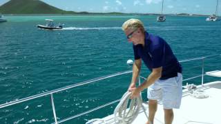 How To Remove a Mooring Ball in the British Virgin Islands [upl. by Akemrehs]