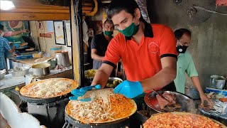 Mumbai Street Food After Lockdown  Dosa Making  Indian Street Food [upl. by Ynohtna]