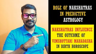 The Role Of Nakshatras In Predictive Astrology [upl. by Dredi]