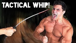 Bodybuilder VS Stinger TACTICAL WHIP Experiment [upl. by Lertsek]