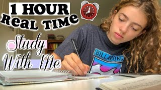 1 Hour Real Time Focus With Me 📚 with todo list planning  ad [upl. by Keri213]