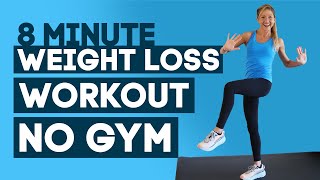 8 Min Simple Workout To Lose Weight Without The Gym DO THIS EVERY DAY [upl. by Leveroni59]