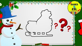 Christmas Guessing Game  Christmas Vocabulary Game [upl. by Ertnod]