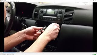 How to changeupgraderemove the radio on a Toyota corolla [upl. by Inttirb745]