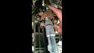 1996 F350 SHIFTING TUB REPLACE SHIFTER LEVER TRANNY [upl. by Ola]