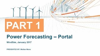 WindSim Power Forecasting Part1 Strategies [upl. by Odawa17]