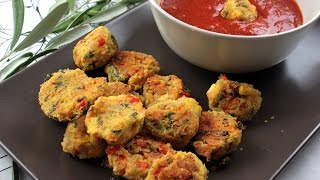 Polpette Vegetariane di Ceci e Verdure  RIcetta Veloce [upl. by Nivad]