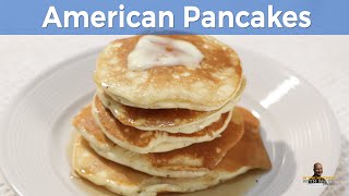 Thick Fluffy American Pancakes Recipe  How to Make Pancakes [upl. by Orlina]