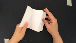 HOW TO MAKE A BOOK FROM A SINGLE SHEET OF PAPER [upl. by Johanan]