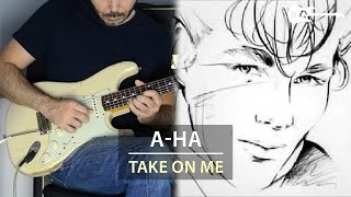 AHa  Take On Me  Electric Guitar Cover by Kfir Ochaion [upl. by Ahsratal461]