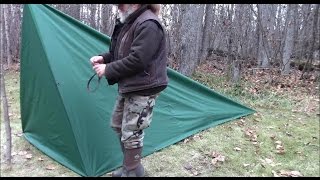 Make A Tent With Floor From A Tarp [upl. by Manbahs]