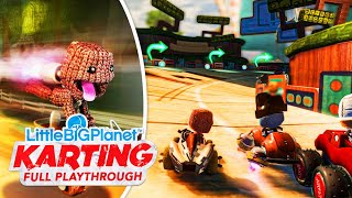 LittleBigPlanet Karting Full Playthrough  PS3 [upl. by Rehoptsirhc368]