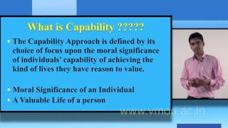 Amartya Sen’s  Capability Approach [upl. by Brause480]