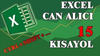 Excel Klavye Kısayolları  Excelde 15 Pratik Kısayol Tuşu [upl. by Aenet]