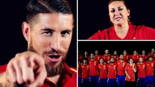 Sergio Ramos Ft Niña Pastori quotLa Roja Bailaquot Himno Oficial De La Seleccion Española UEFA EURO 2016 [upl. by Brnaby81]