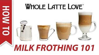 Milk Frothing for Beginners [upl. by Eta]