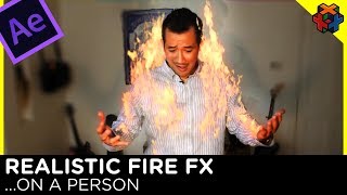 🔥 Realistic Fire on People 🔥 After Effects Tutorial [upl. by Grogan628]