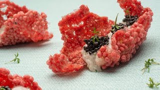 Crujiente de Tapioca con Tartar de Cigala  Martín Berasategui [upl. by Notloc]