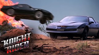 KITT VS KARR  Knight Rider [upl. by Eslud493]