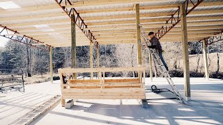 Installing a simple Pulley System Lifts 500 LBS [upl. by Haswell]