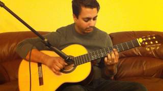 Crepuscolo Sul Mare Oceans 12 guitar instrumental performed by J Chadha [upl. by Ahselrak]