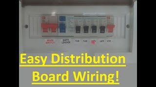 How to Wire a Distribution Board [upl. by Ellek]