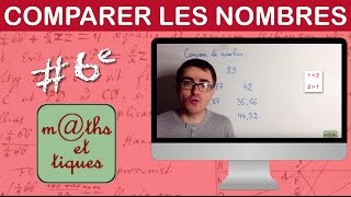 Comparer les nombres décimaux  Sixième [upl. by Arrej794]