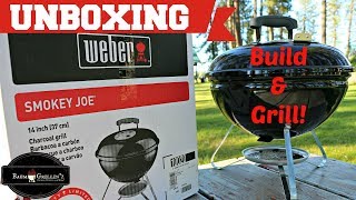 Weber Smokey Joe Assembly  How To Assemble A Smokey Joe  Build And Grill [upl. by Auberta]