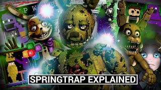 FNAF Animatronics Explained  SPRINGTRAP Five Nights at Freddys Facts [upl. by Heti782]