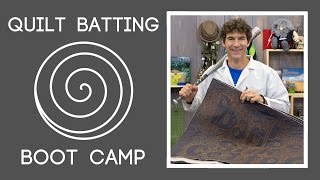 Quilt Batting Boot Camp How to Quilt with Different Types of Batting [upl. by Weixel]