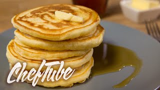 How to Make American Style Pancakes  Recipe in description [upl. by Konopka]