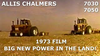 1973 Allis Chalmers 7030 7050 Tractors Movie [upl. by Corbet]