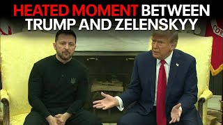 Trump Zelensky meeting FULL fiery exchange at White House [upl. by Adnahsor]