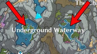 How to go to Underground Waterway  Genshin Impact [upl. by Euk]