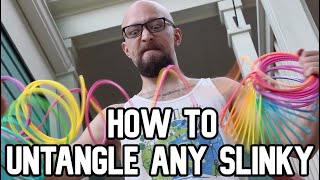 How to Untangle a Slinky [upl. by Clintock]