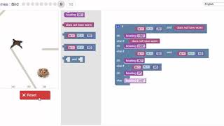 Blockly Games  Bird  level 9 [upl. by Yraunaj]