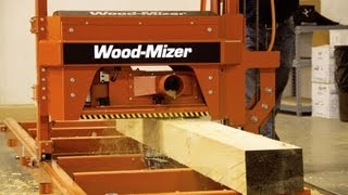 MP100 Log MoulderPlaner in Action  WoodMizer [upl. by Zelig357]