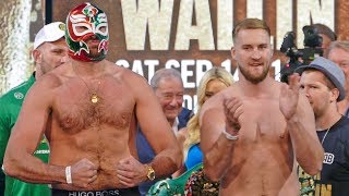 Tyson Fury vs Otto Wallin FULL WEIGH IN amp FINAL FACE OFF  Top Rank Boxing [upl. by Zink]