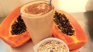 DELICIOSO Y NUTRITIVO LICUADO DE PAPAYA CON AVENA [upl. by Jacquenetta146]