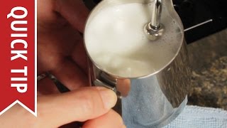 How to AutoFroth Milk for Lattes [upl. by Siubhan307]