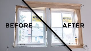 How to Install Window Casing and Interior Trim [upl. by Kat]