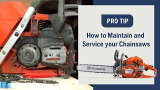 How to Maintain and Service Your Chainsaw  Husqvarna [upl. by Midian609]