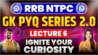 GK PYQ SERIES 20 FOR RAILWAY EXAMS  RRB NTPCALPRPFGROUPD  LECTURE  6  PARMAR SSC [upl. by Robyn427]