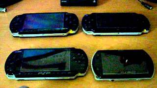 PSP 1000 vs PSP 2000 vs PSP 3000 vs PSP Go N1000 [upl. by Packton]