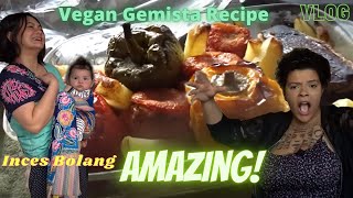 I Cooked Vegan Greek Gemista  Recipe [upl. by Ymaral937]