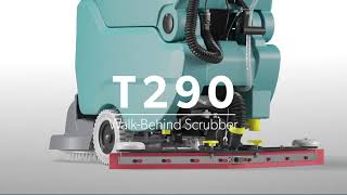 T290 WalkBehind Scrubber  Product Overview  Tennant Company [upl. by Yerfoeg]