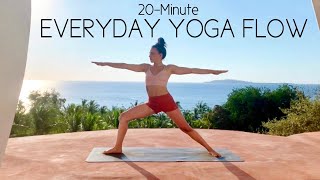 20 Minute Everyday Vinyasa Yoga Flow [upl. by Ovatsug]