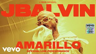 J Balvin  Amarillo Official Live Performance  Vevo [upl. by Annoval]